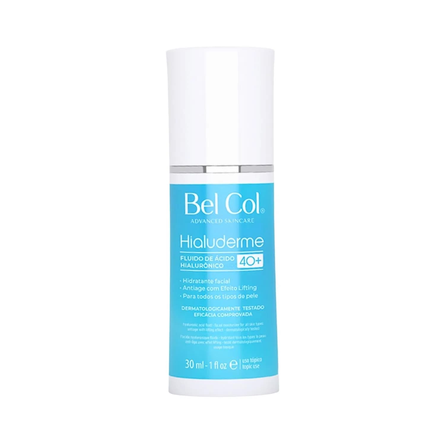 Bel Col Hialuderme Fluido Facial Hidratante 40+ Antiage 30ml — foto 1