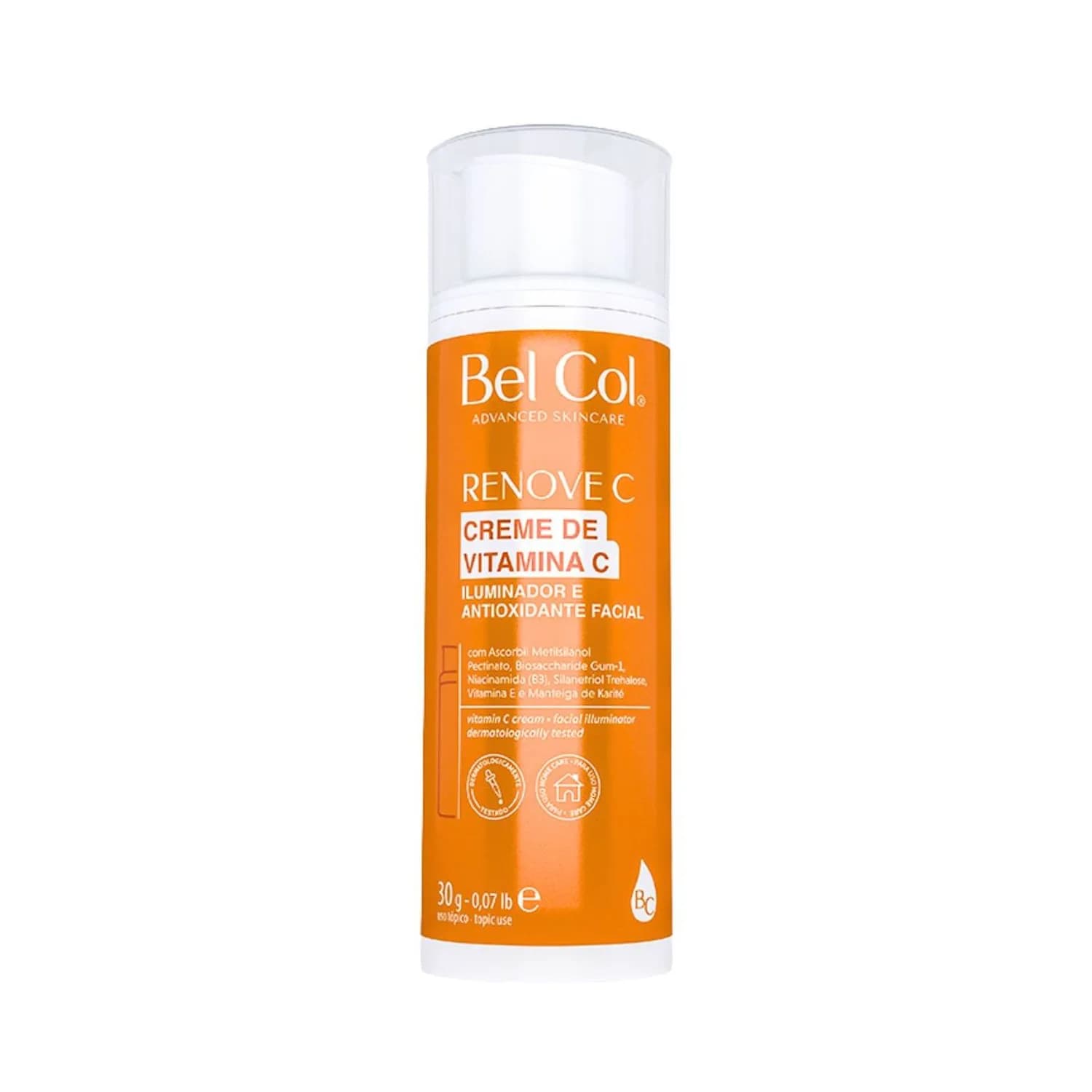 Bel Col Renove Creme de Vitamina C Iluminador Facial 30g — foto 1