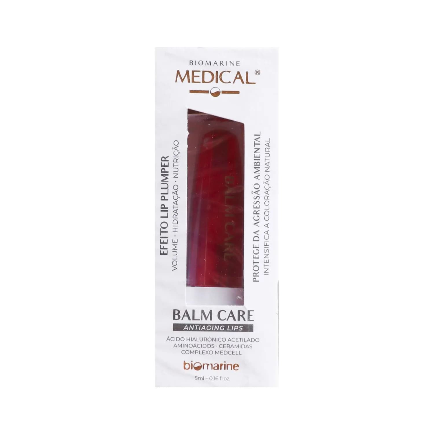 Biomarine Gloss Lip Tint Hyaluronic Hidratante Labial 5ml
