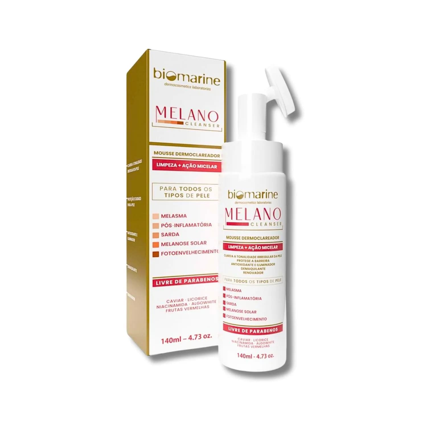 Biomarine Melano Cleanser Sabonete Facial Clareamento 140ml — foto 1