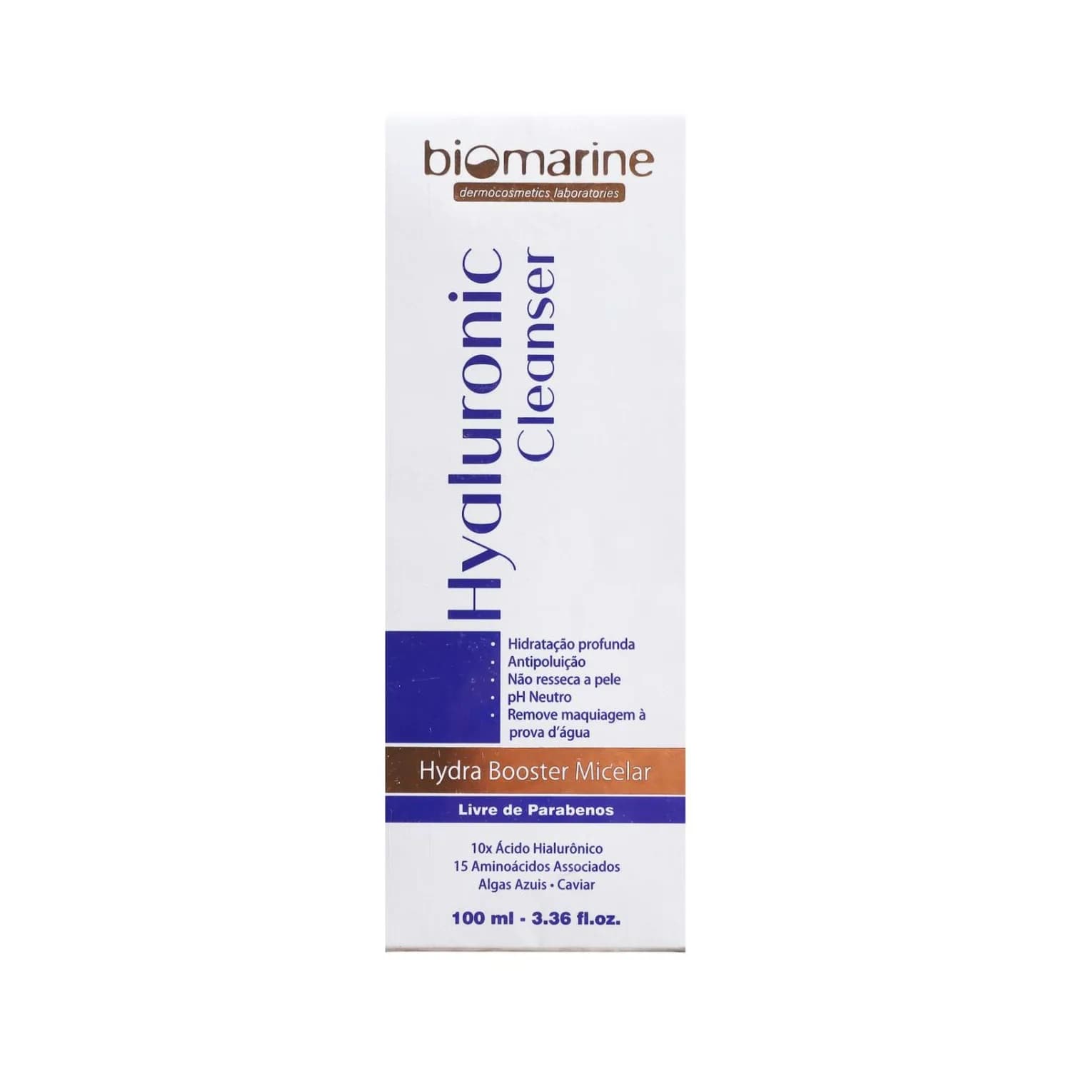 Biomarine Sabonete Facial Hyaluronic Cleanser Pele Seca100ml — foto 1