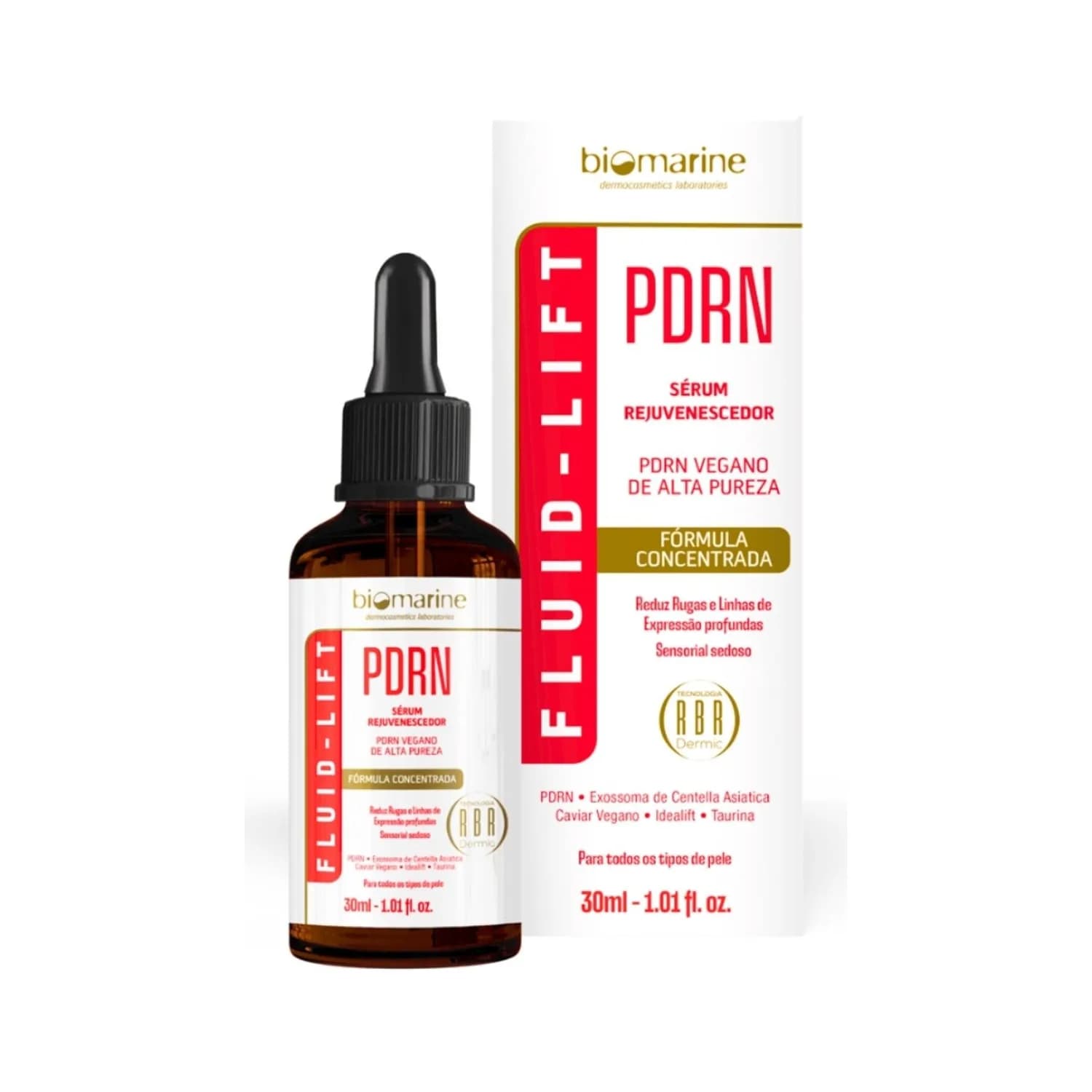 Biomarine Serum Facial Fluid Lift PDRN Anti Rugas 30ml — foto 1