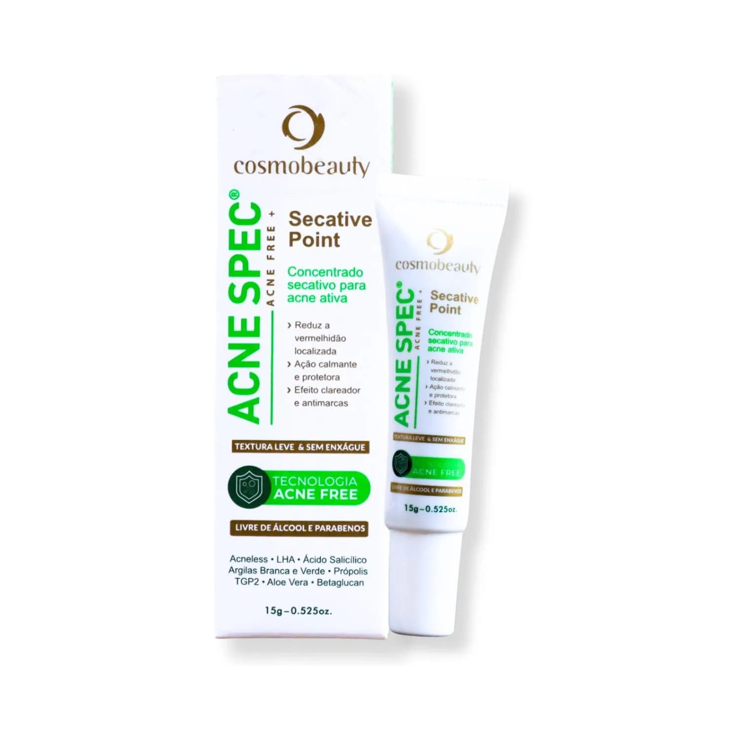 Cosmobeauty Acne Spec Secative Point Creme Concentrado 15g