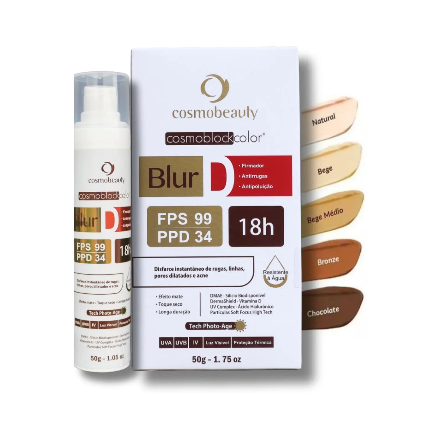 Cosmobeauty Blur D Cosmoblock 18h Firmador FPS 99 - 50g — foto 1