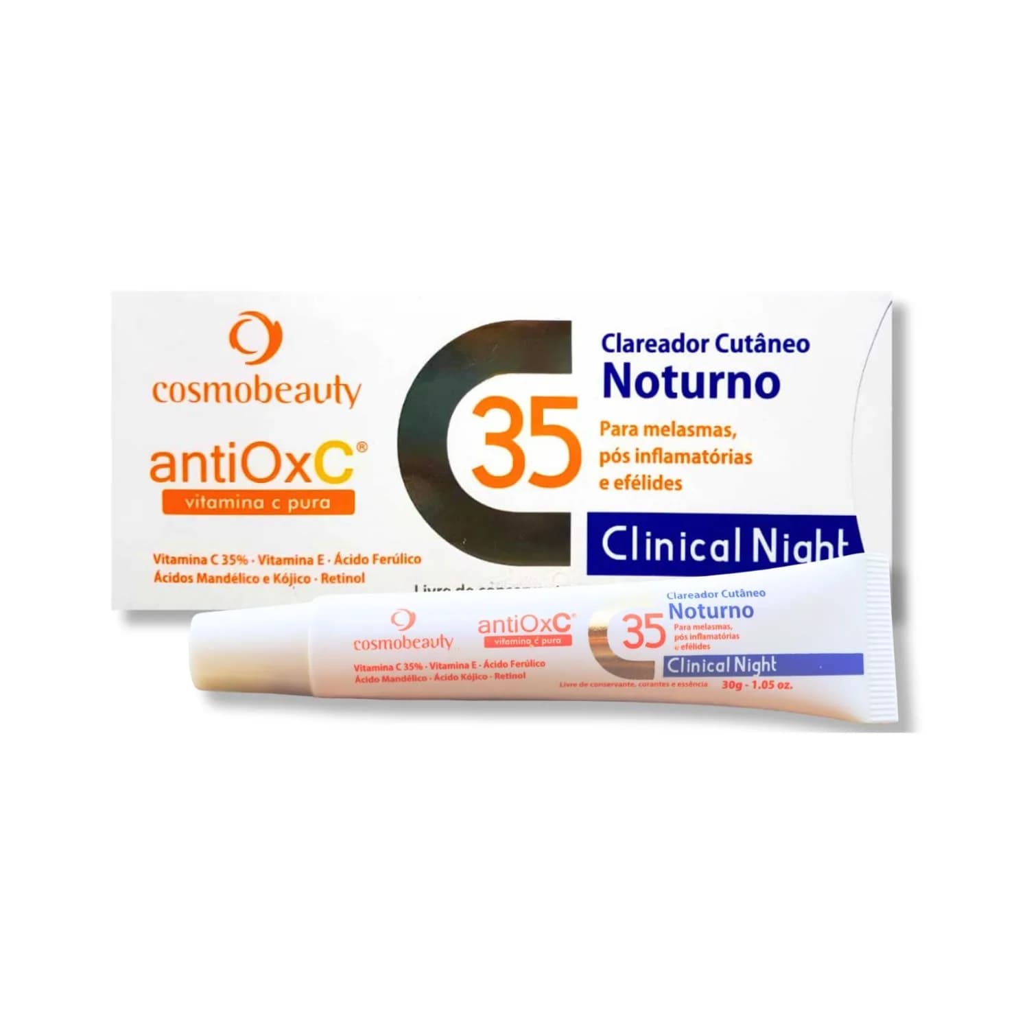 Cosmobeauty Clareador Noturno Antiox C Clinical 35% 30g — foto 1
