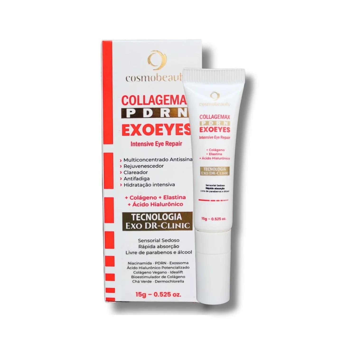 Cosmobeauty Collagemax PDRN Exo Eyes Creme Anti Olheiras 15g