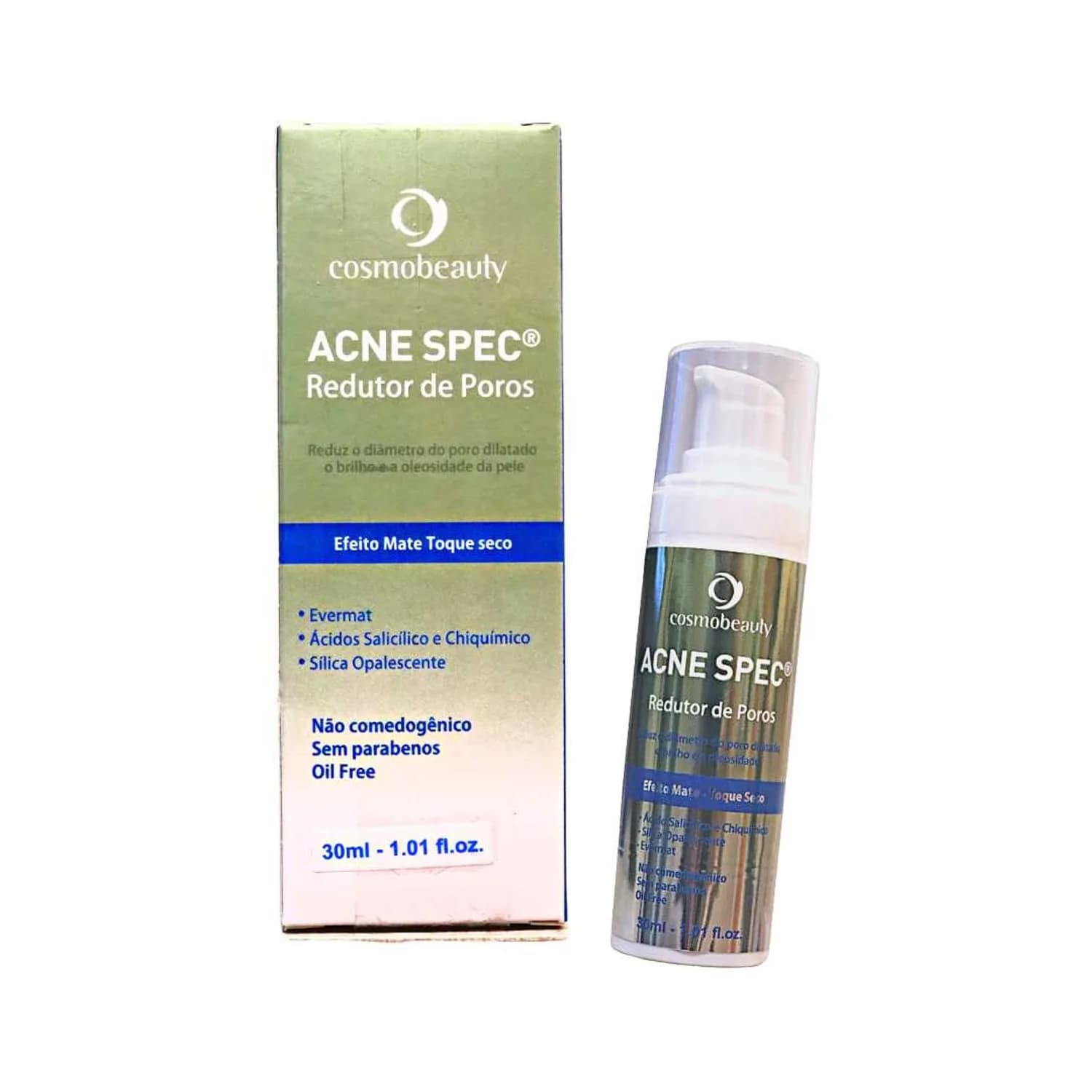 Cosmobeauty Creme Acne Spec Redutor Poros Efeito Seco 30ml