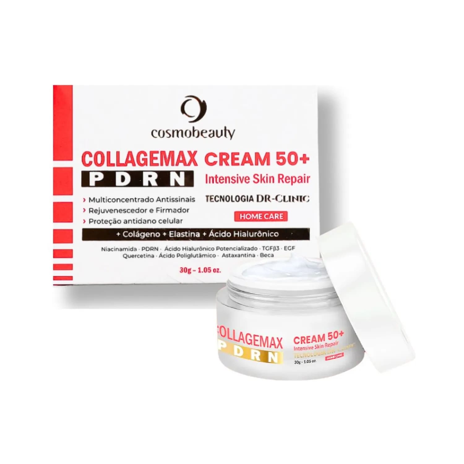 Cosmobeauty Creme de Colágeno PDRN CollageMax Cream 50+ 30g — foto 1