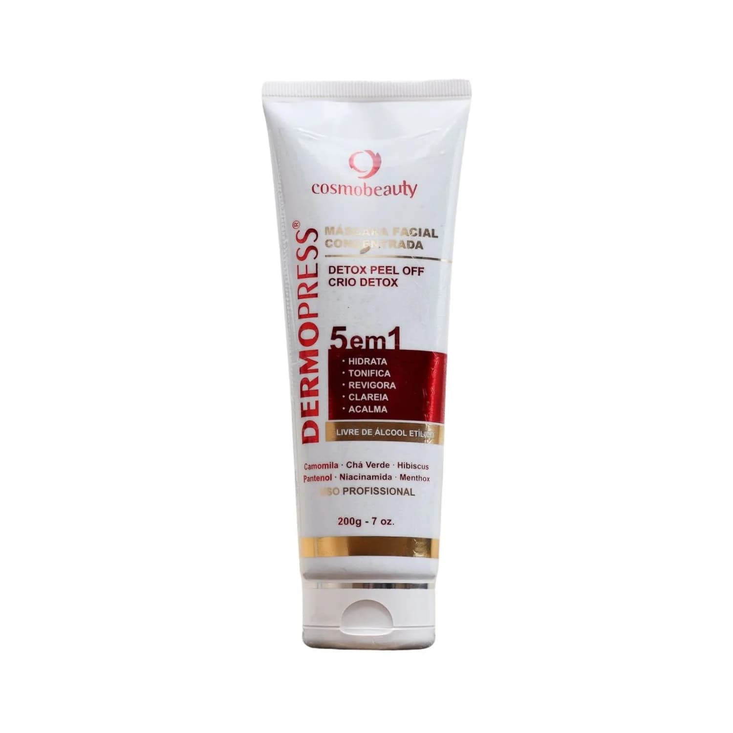 Cosmobeauty Dermopress Máscara Facial 5 em 1 Detox Peel 200g