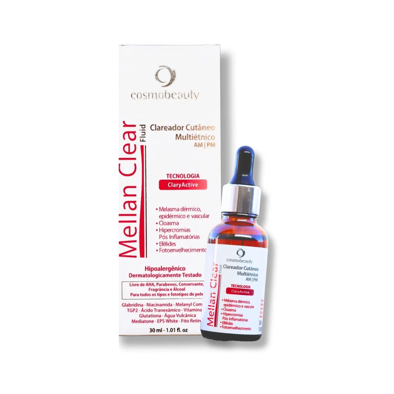 Cosmobeauty Fluido para Melasma Mellan Clear 30ml — foto 1