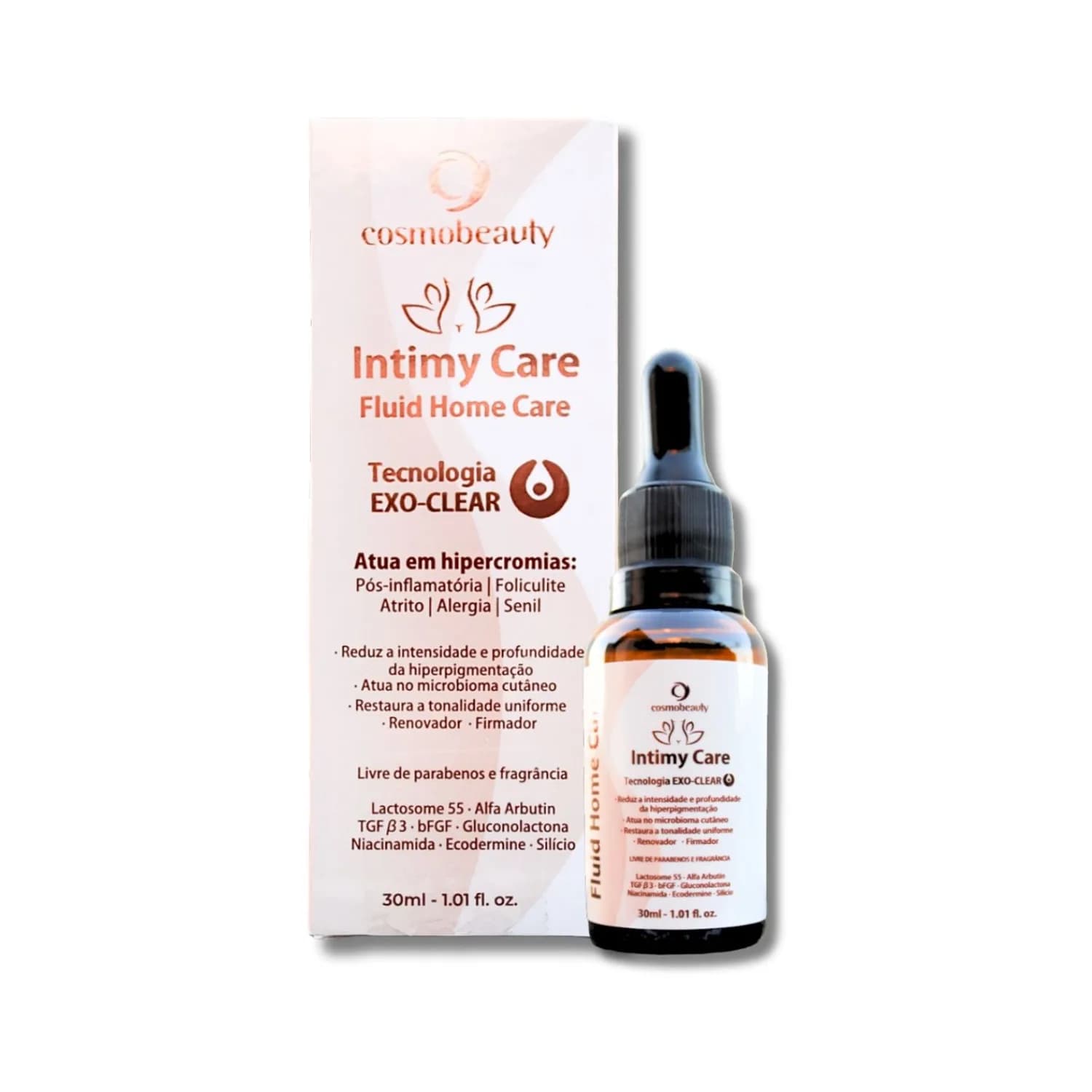 Cosmobeauty Intimy Care Fluído Clareador Íntimo Manchas 30ml