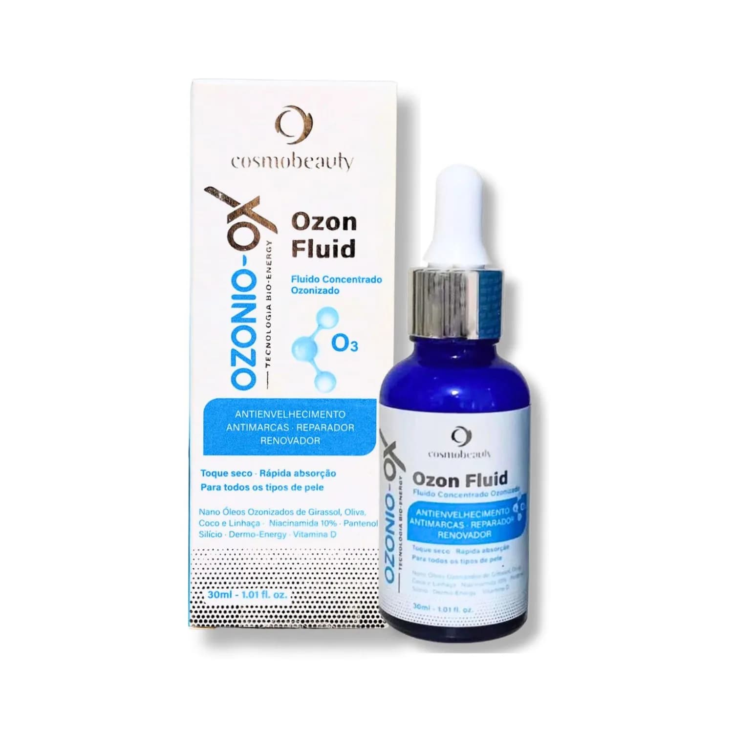 Cosmobeauty  Ozon Fluid Fluido Concentrado Ozonizado 30ml