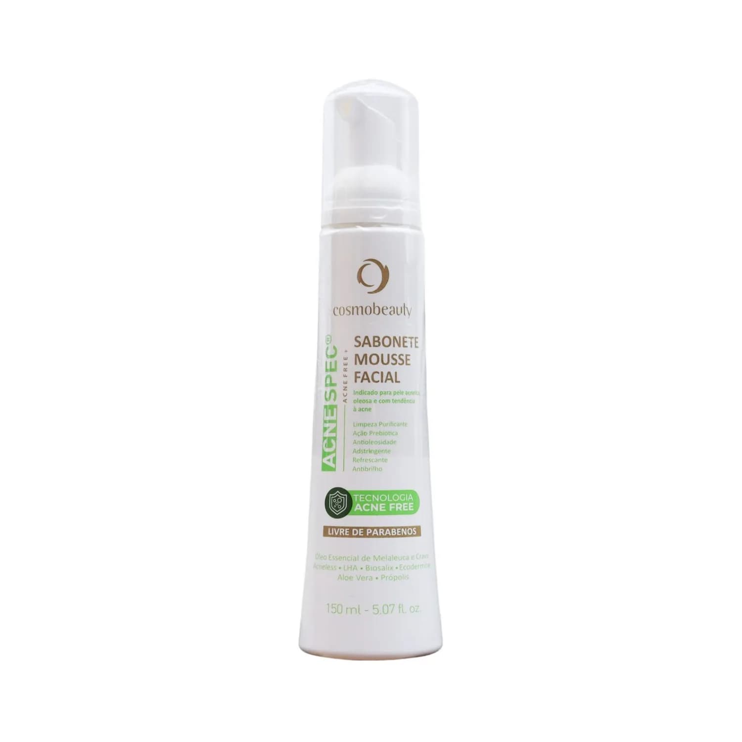 Cosmobeauty Sabonete Mousse Acne Spec Anti Acne 150ml