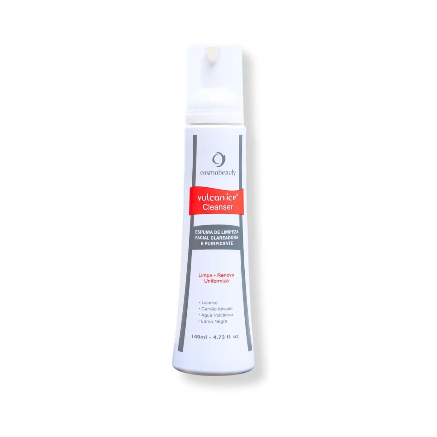 Cosmobeauty Vulcan Ice Espuma Limpeza Facial Clareador 140ml — foto 1