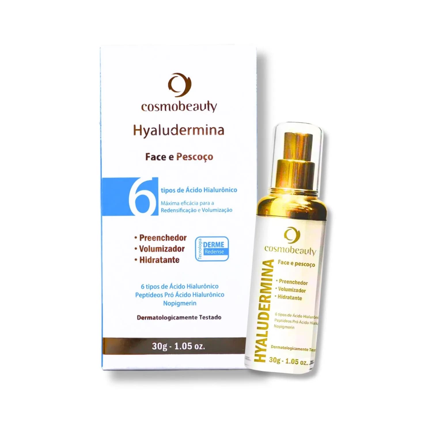 Creme Hidratante Cosmobeauty Hyaludermina Face e Pescoço 30g — foto 1