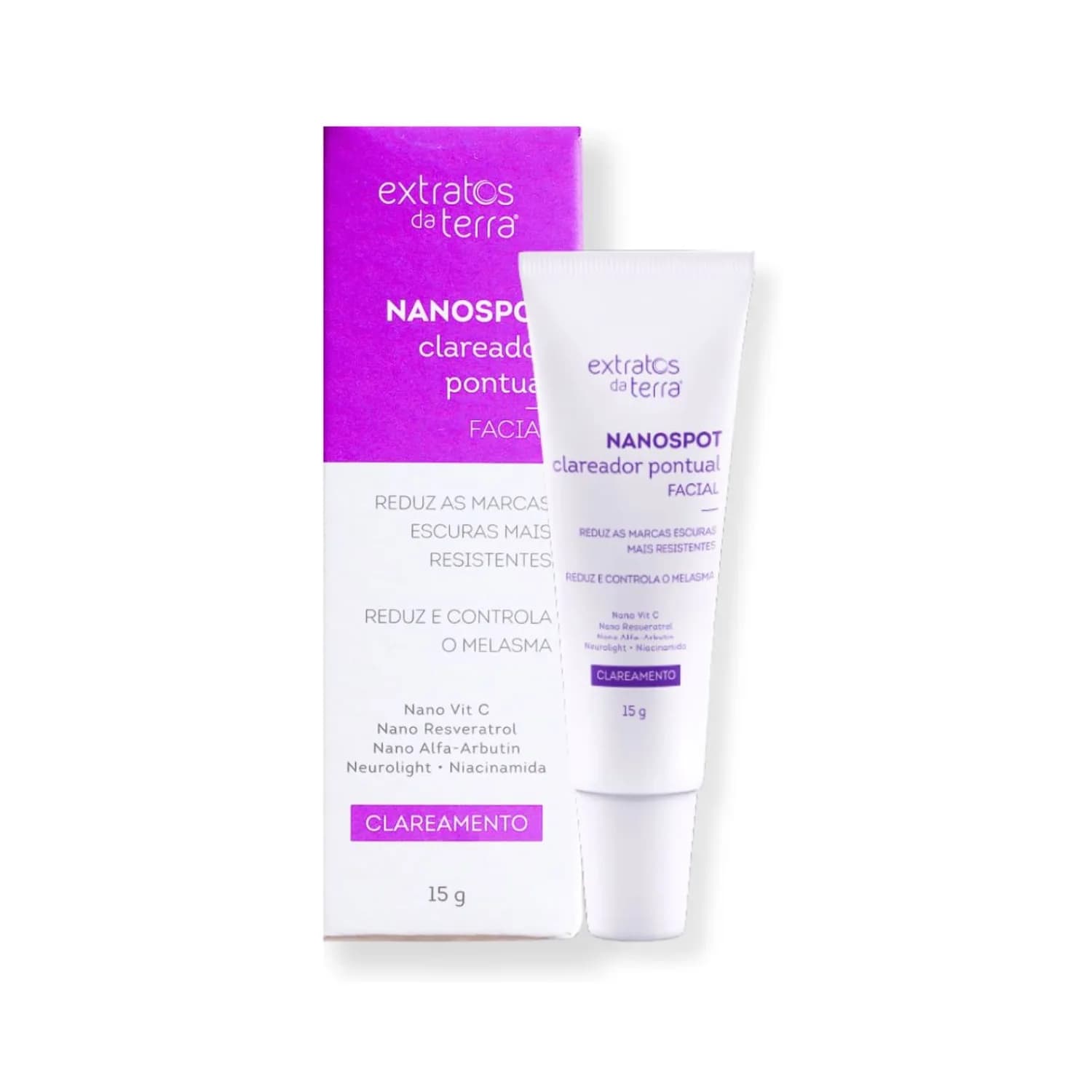 Extratos da Terra Creme Clareador Pontual Nanospot 15g