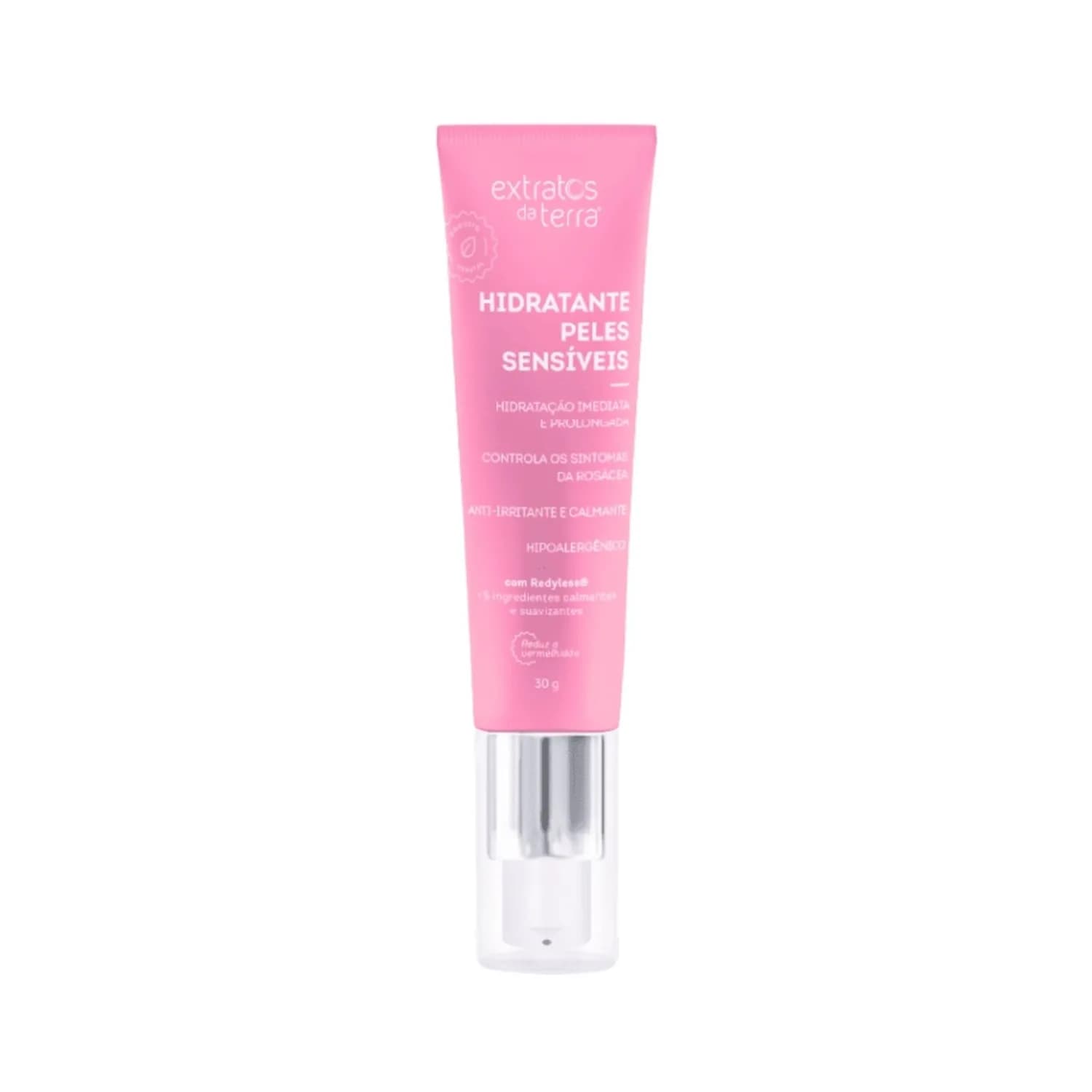 Extratos da Terra Creme Facial Peles Sensíveis Skin Care 30g