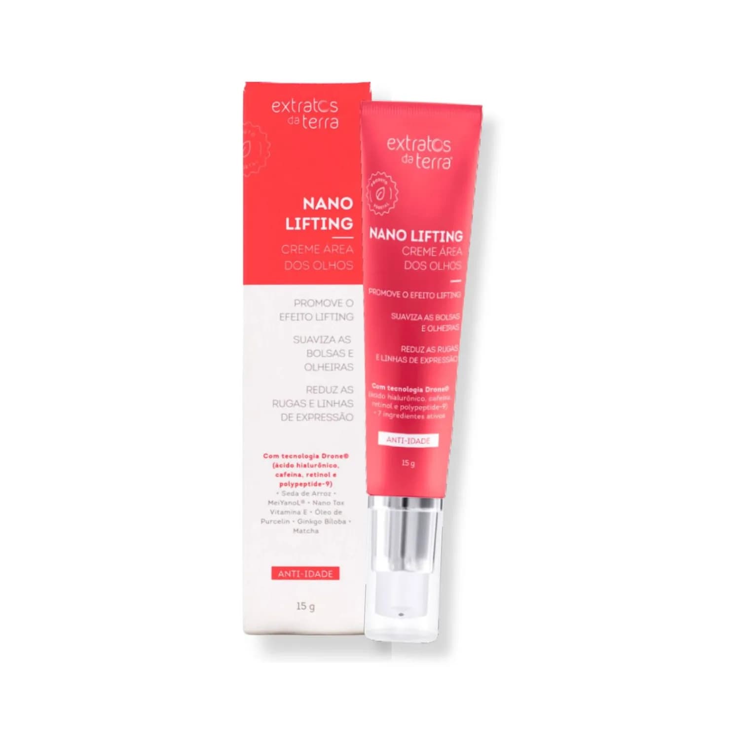Extratos da Terra Creme Para Area Dos Olhos Nanolifting 15g