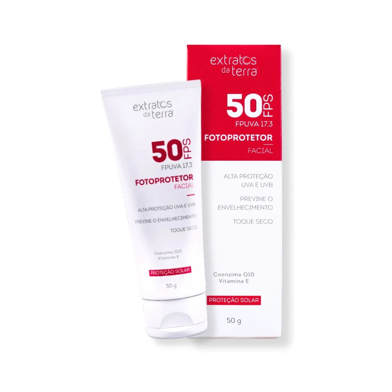 Extratos da Terra Fotoprotetor Facial Fps 50 50g