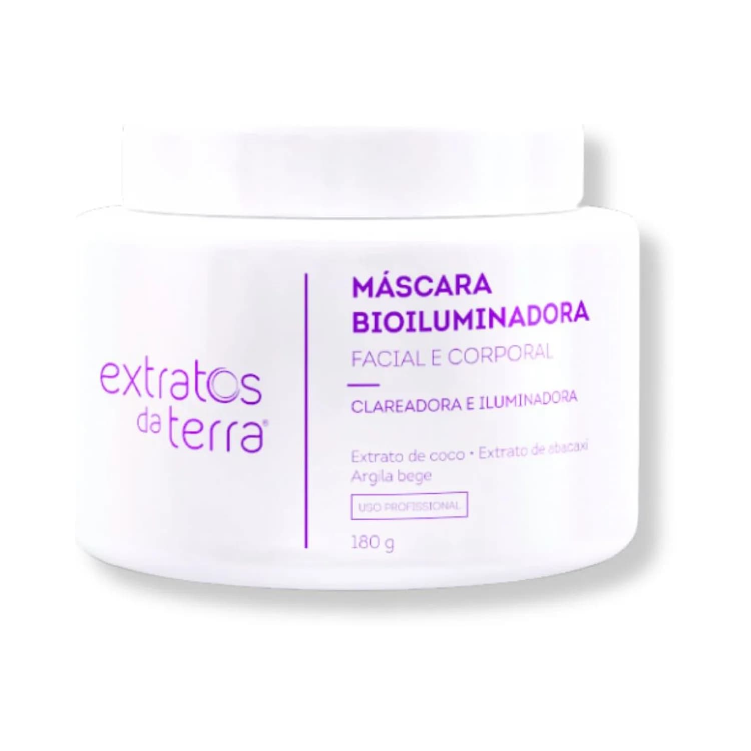 Extratos da Terra Máscara Bioiluminadora 180g