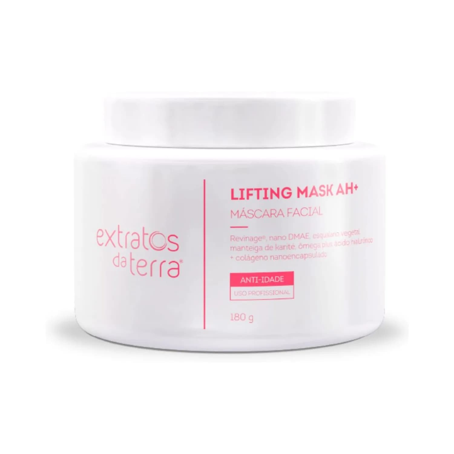 Extratos da Terra Mascara Facial Lifting ah+ 180g