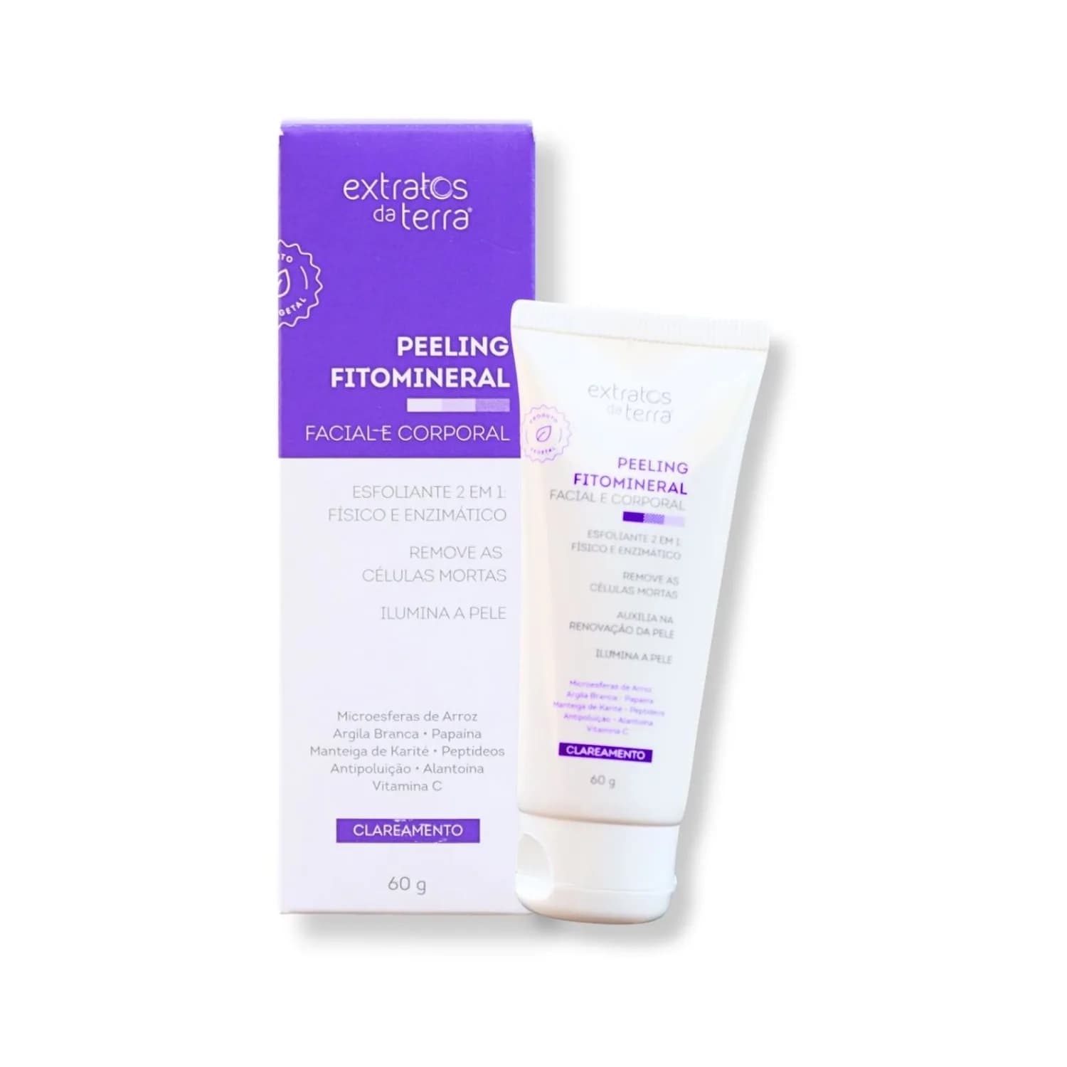 Extratos da Terra Peeling Fitomineral Facial 60g