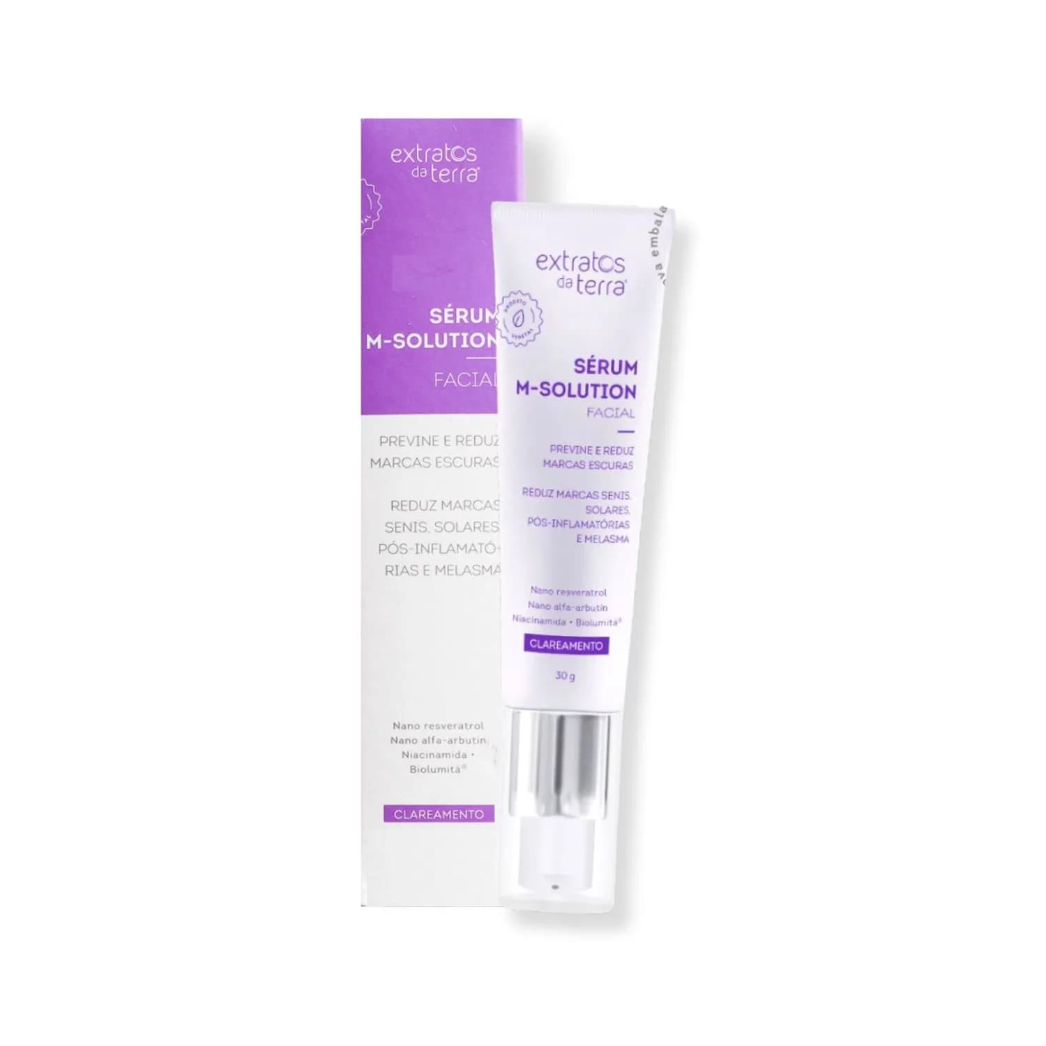 Extratos da Terra Serum Clareador M-Solution 30ml