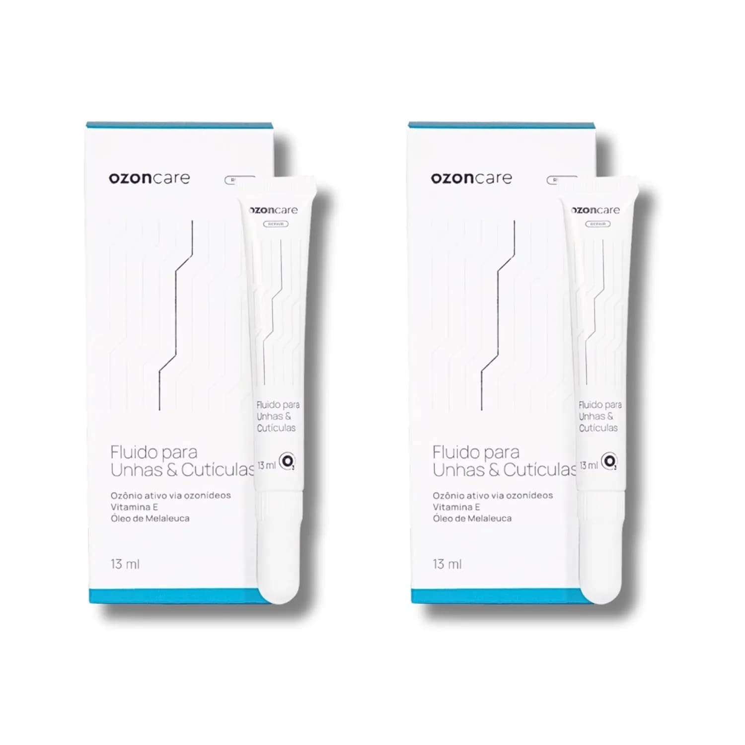 Kit 2x Ozoncare Fluido Hidratante Unhas Cuticulas 15ml — foto 1