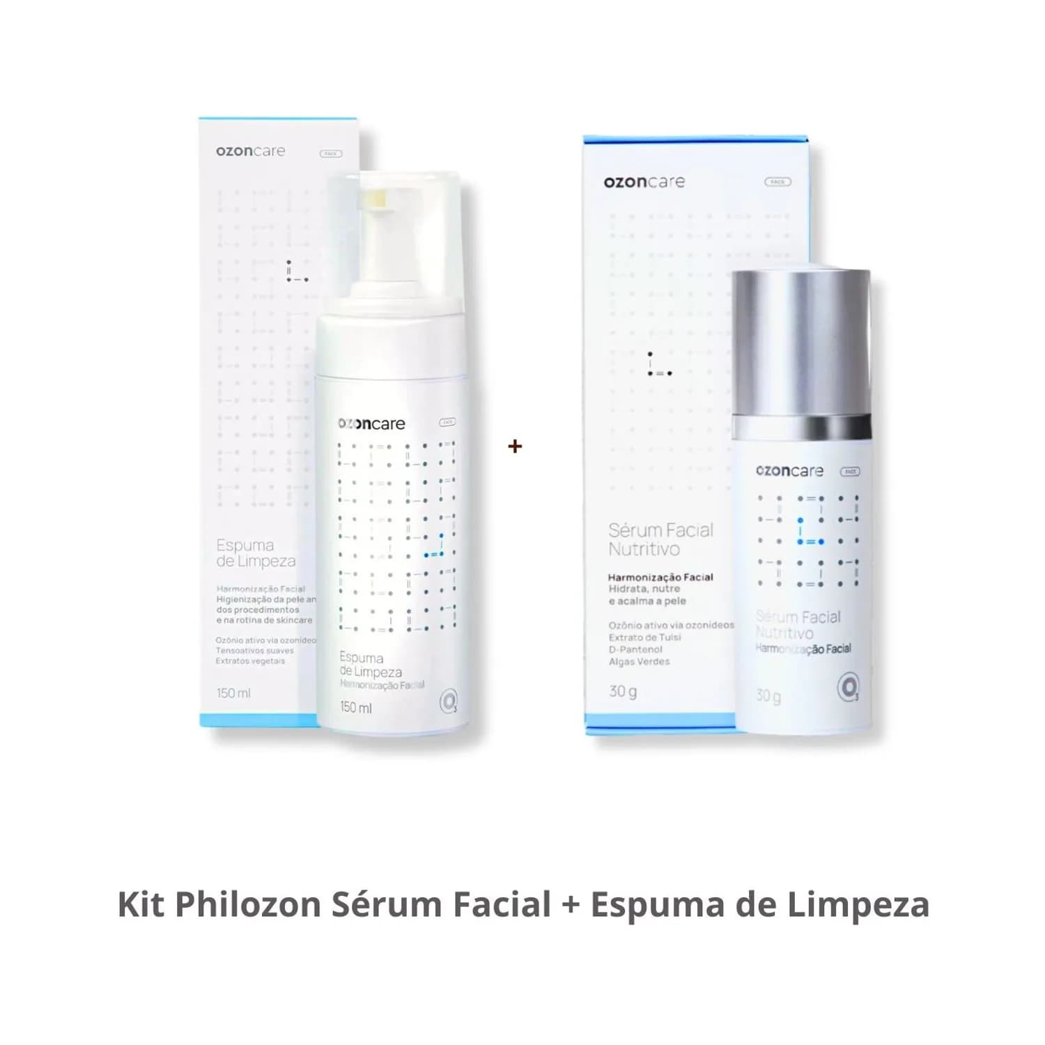 Ozoncare Kit Serum Hidratante + Espuma de Limpeza Skincare — foto 1