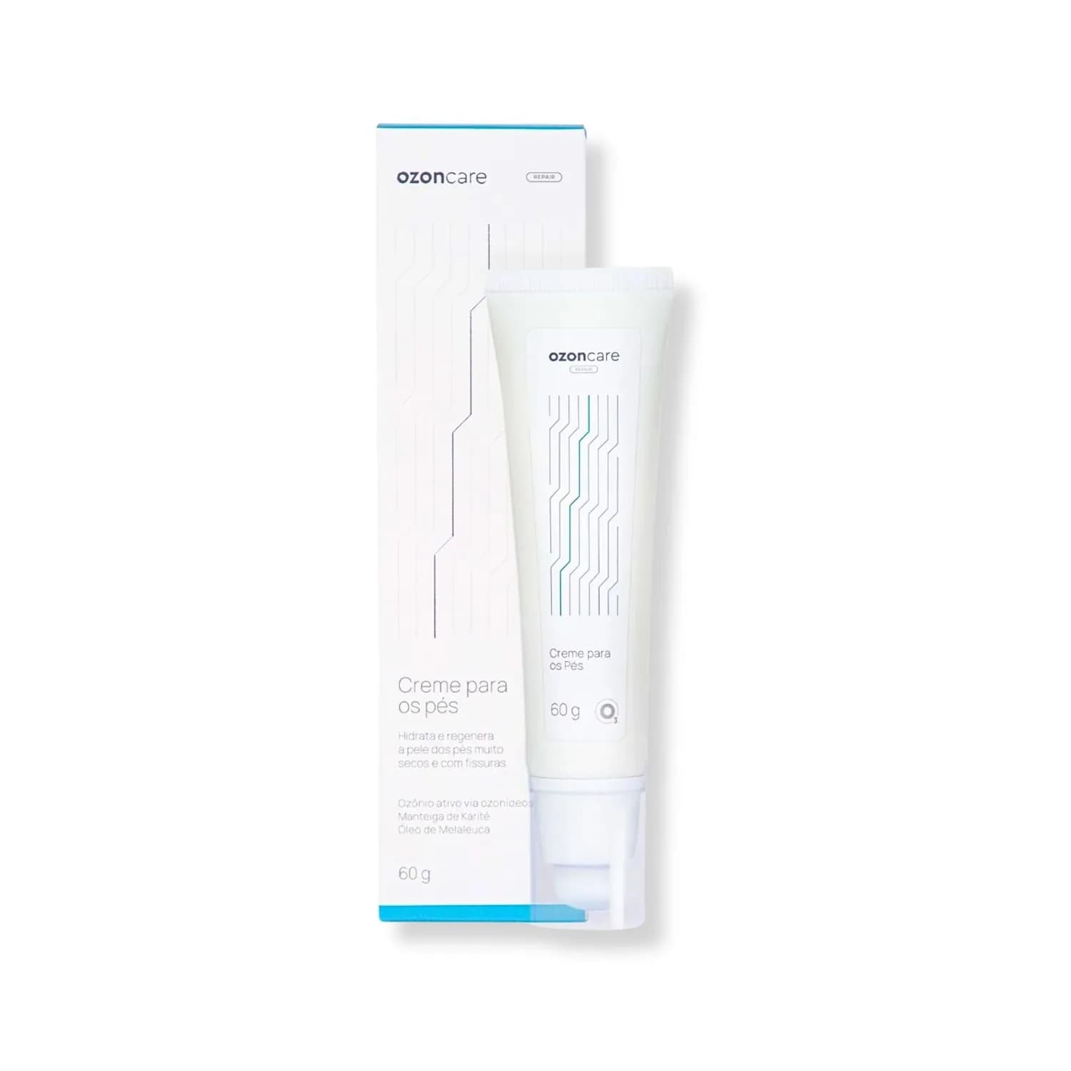 Philozon Ozoncare Creme Para Pés Hidratação Rachaduras 60g