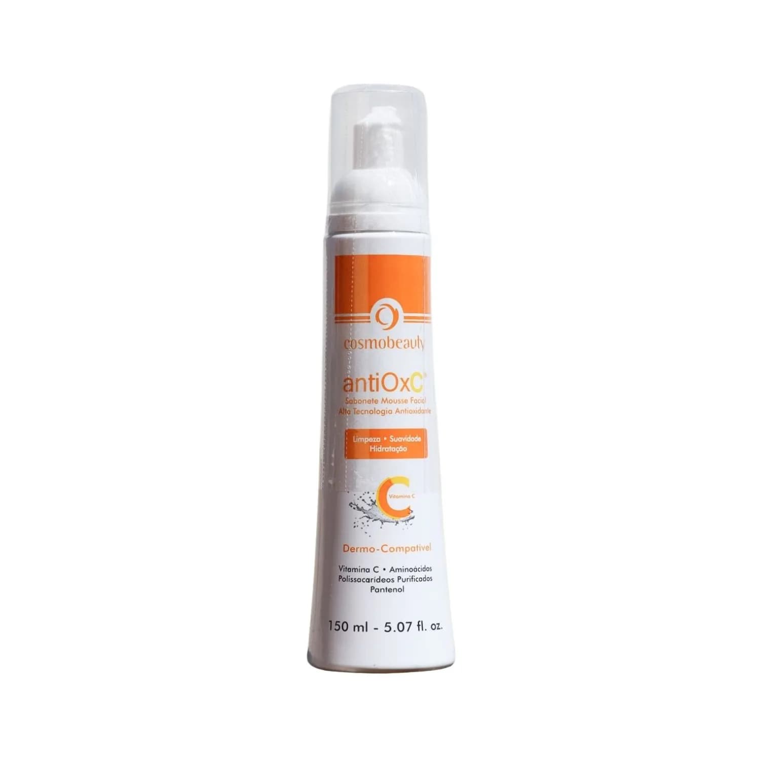 Sabonete Facial Vitamina C Antiox Cosmobeauty 150ml — foto 1