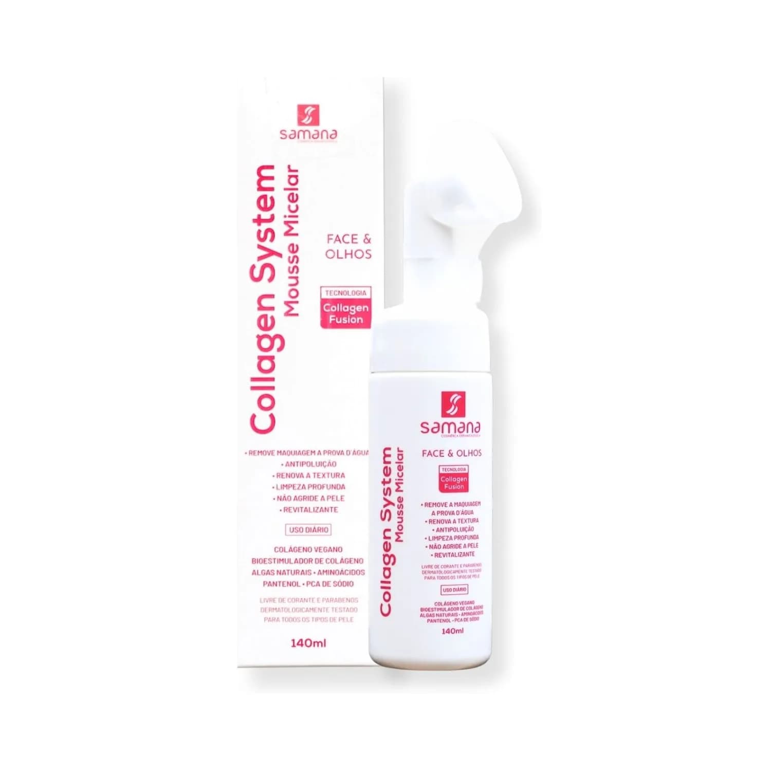 Samana Collagen System Mousse Micelar 140ml — foto 1