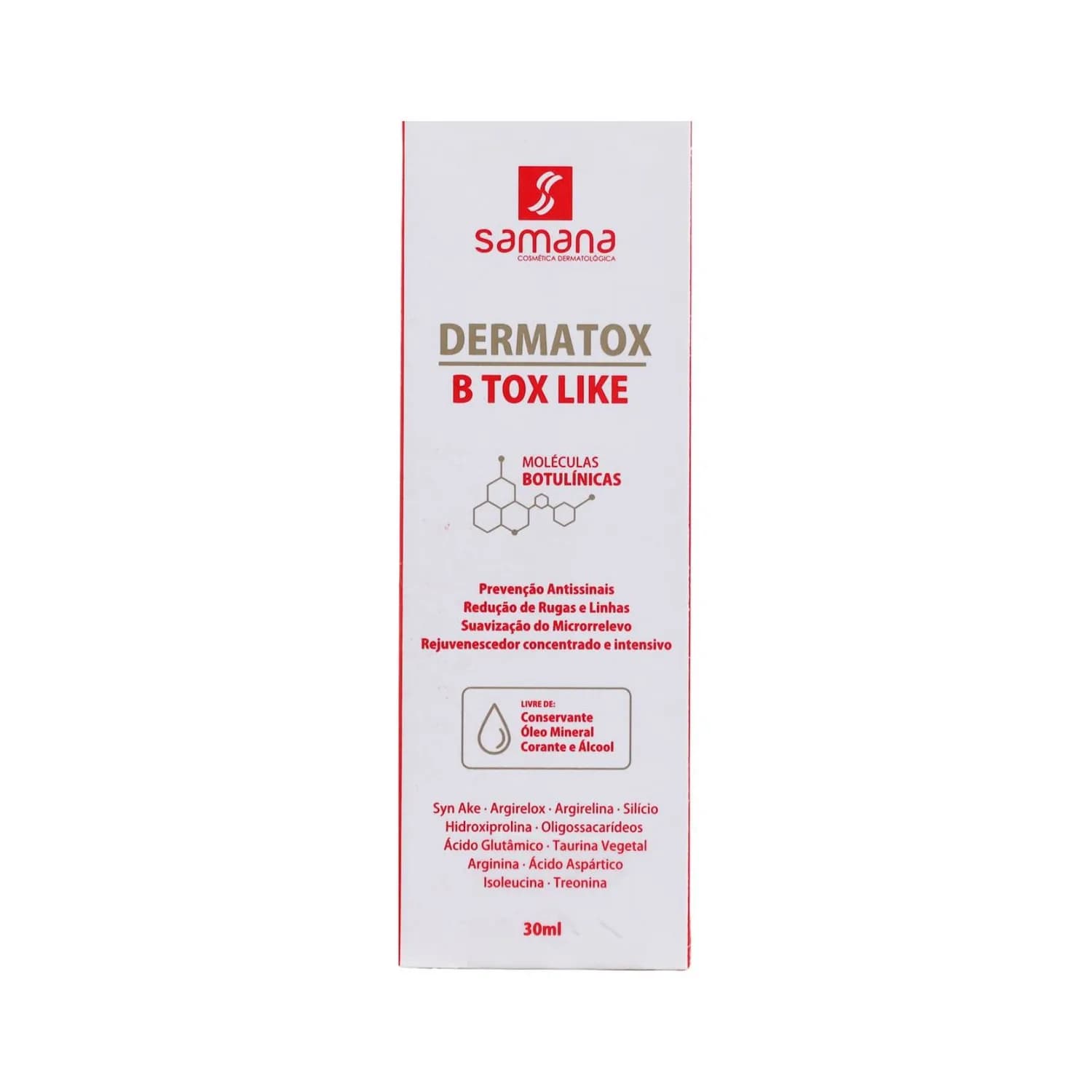 Samana Creme Antissinais Dermatox B Tox Like 30ml — foto 1