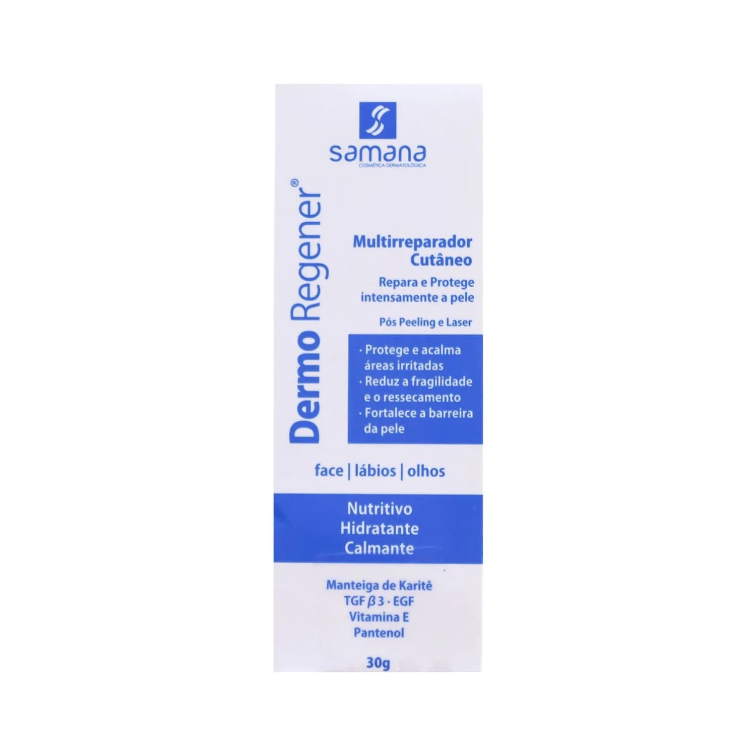 Samana Dermo Regener Multirreparador Cutaneo 30g — foto 1