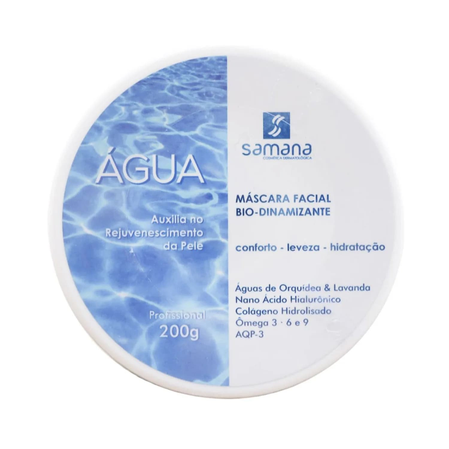 Samana Mascara Facial Agua Bio Dinamizante 200g