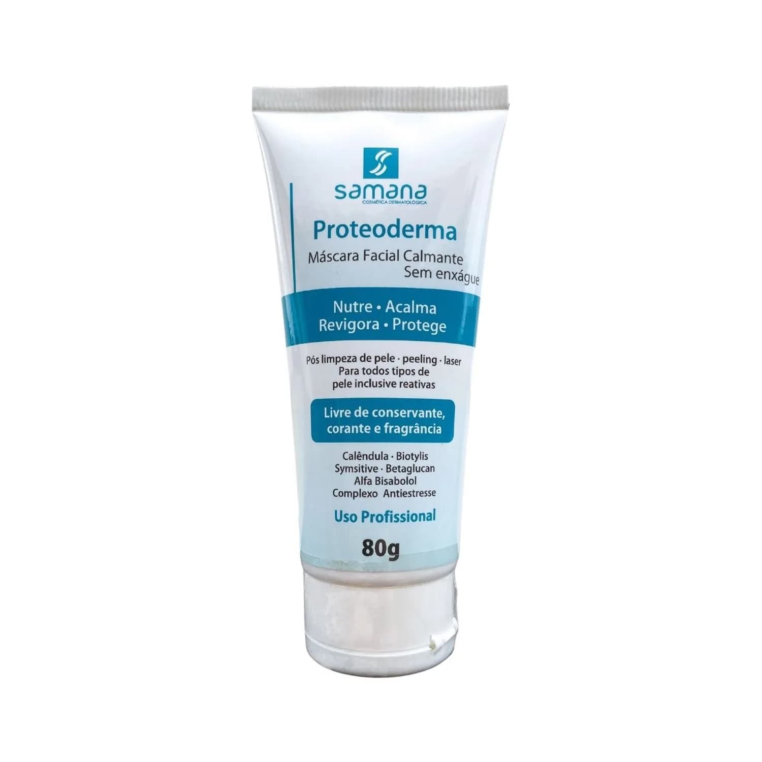 Samana Proteoderma Máscara Facial Calmante Profissional 80g — foto 1