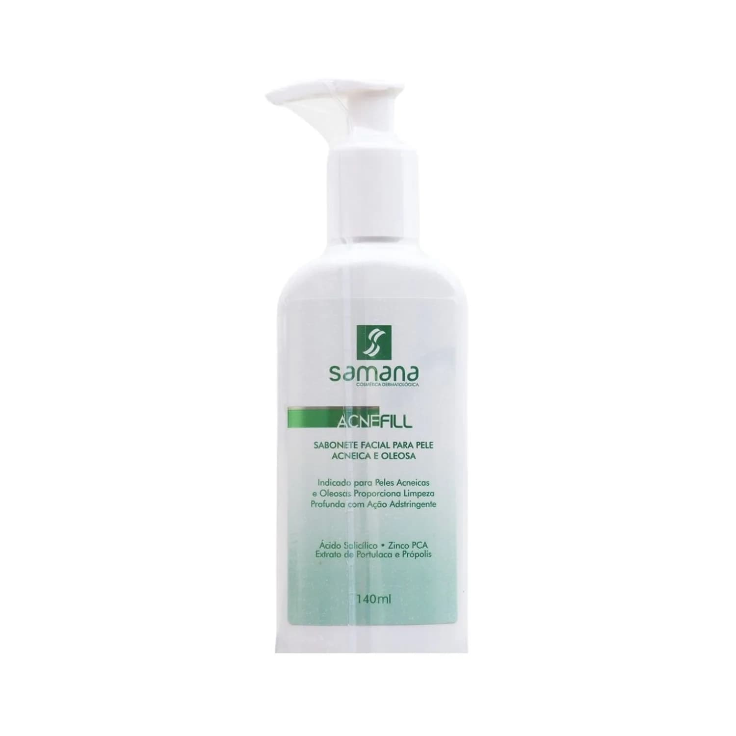 Samana Sabonete Líquido Facial Home Care Acne Fill - 140ml — foto 1