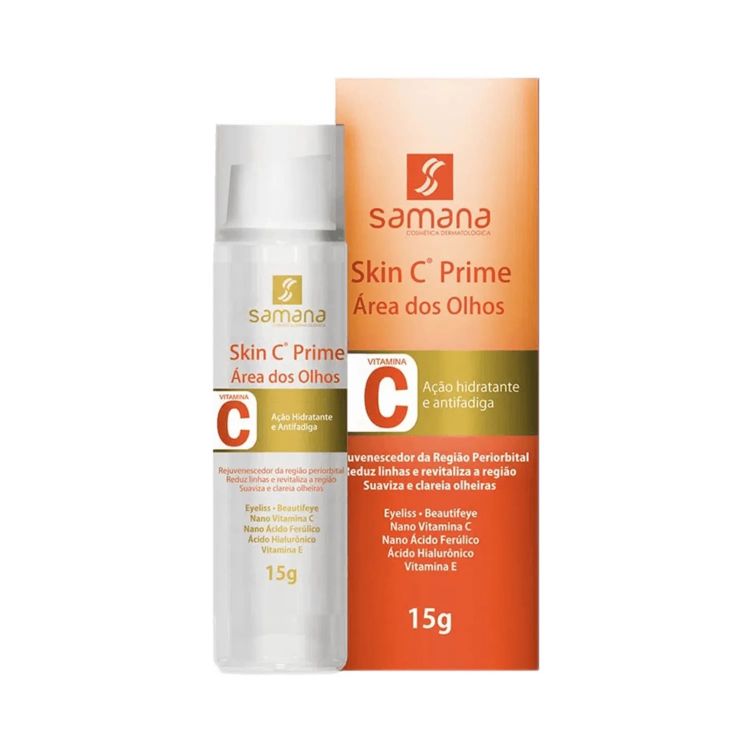 Samana Sérum Área dos Olhos Vitamina C Skin C Prime 15g
