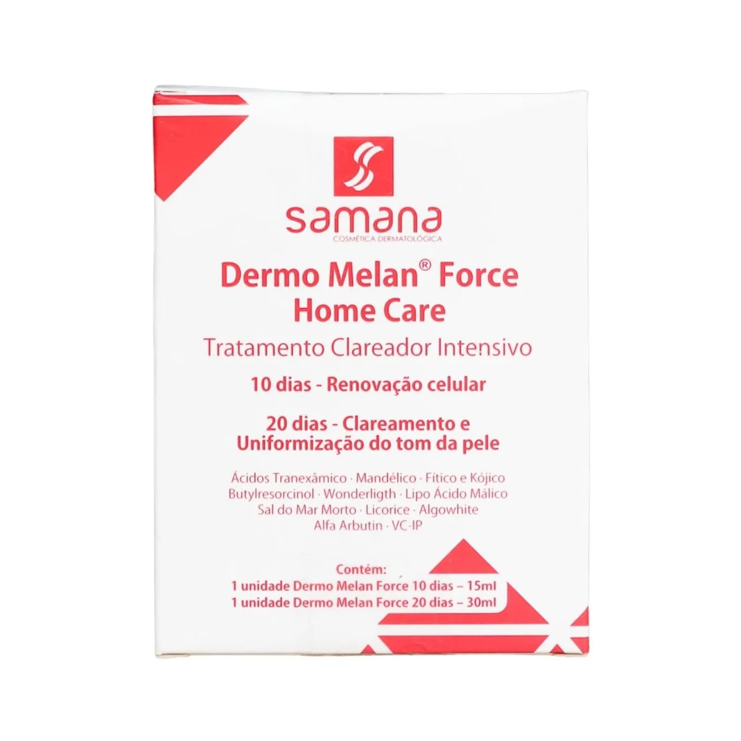 Samana Tratamento Clareador 30 dias Dermo Melan Force 45g — foto 1