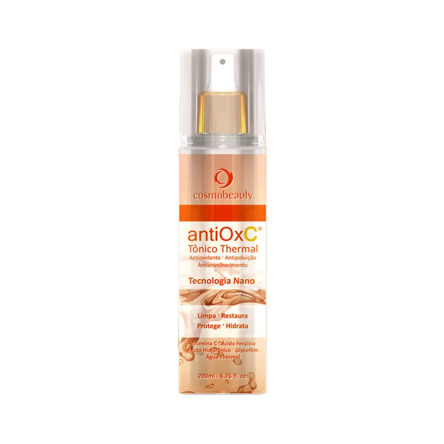 Tonico Thermal Facial Vitamina C Antiox Cosmobeauty 200ml — foto 1